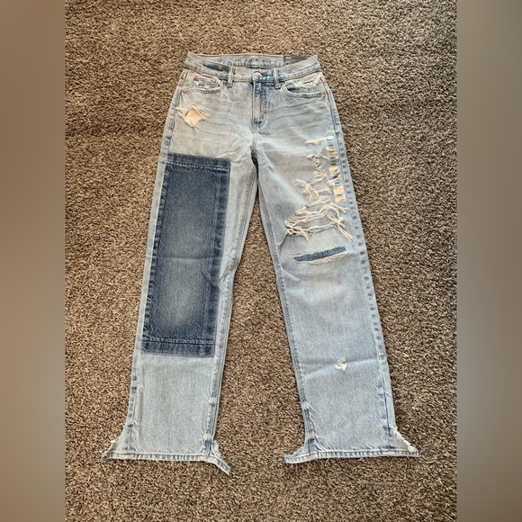 American Eagle Ex-Boyfriend Low Rise Strigid Jeans - Picture 5 of 11